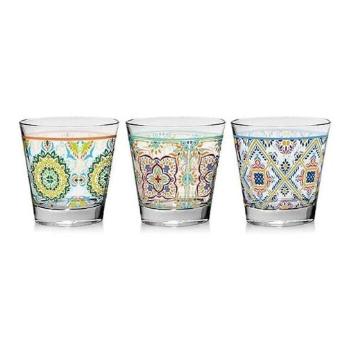 Valencia 3 Parça Set Desenli Nadia Water 250 Cc Su Bardağı