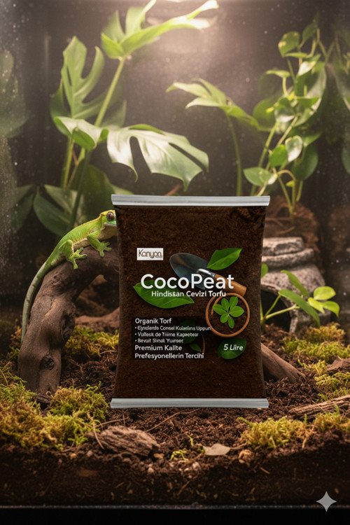 Hindistan Cevizi Torfu %100 Doğal Torf - Cocopeat Hindistan Cevizi Lifi - Doğal Bitki Toprağı