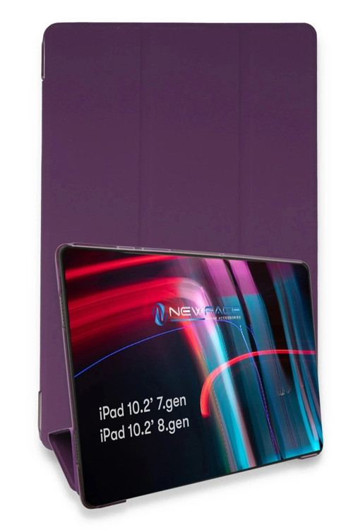 Mey İthalat® iPad 10.2 (7.nesil) Kılıf Tablet Smart Kılıf - Mor