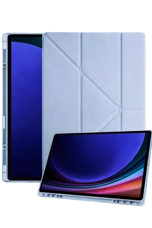 Mey İthalat® Samsung Galaxy Tab A11 Plus Kalemlikli Mars Tablet Kılıfı - Mavi