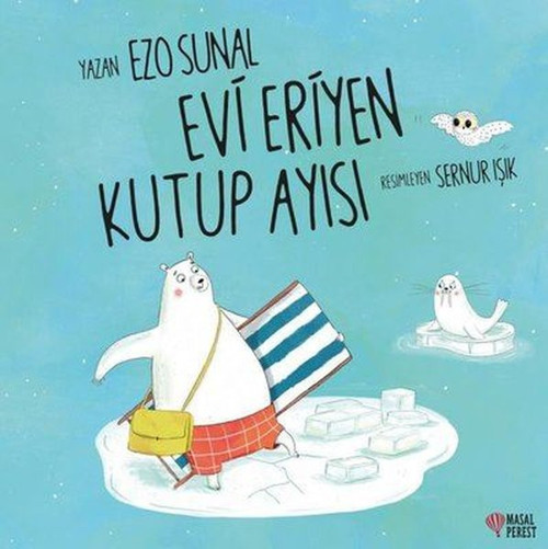 İmzalı - Evi Eriyen Kutup Ayısı