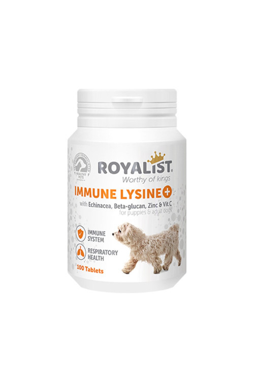 Immune Lysine Köpekler Için Bağışıklık Sistemi Güçlendiric (100 Tablet)