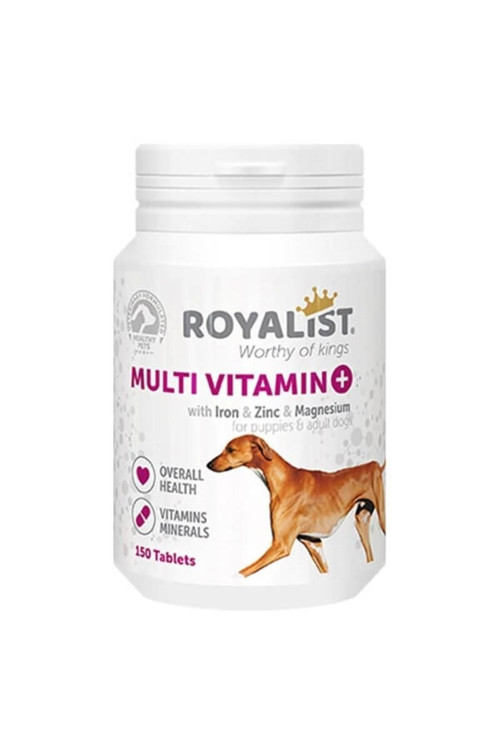 Multivitamin Köpekler İçin Mineral Katkılı Genel Sağlık Sestekleyici Tablet 150'Li