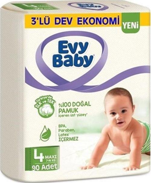 4 Numara Bebek Bezi 7-14 kg Maxi Ultra Fırsat Paketi 90 Adet