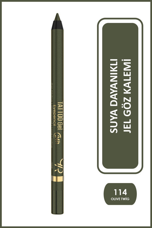 Tattoo Gel Eyepencil - 114 Olive Twig - Uzun Süre Kalıcı Gel Göz Kalemi