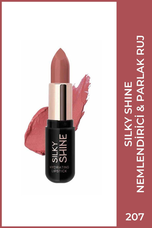 Silky Shine Hydrating Lipstick No:207 - Seramid Ve Jojoba Yağlı Nemlendirici Ruj
