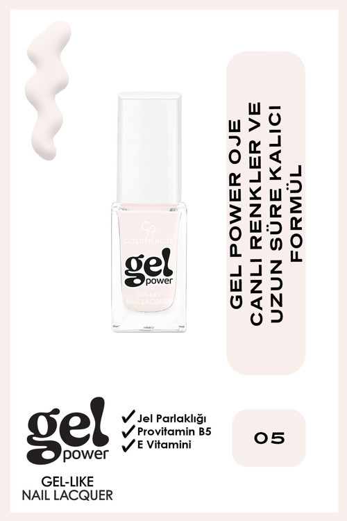 Gel Power Gel-Like Nail Lacquer - No: 05 - Jel Parlaklığında Oje
