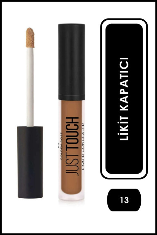 Just Touch Liquid Concealer No: 13 - Niacinamide Ve Vitamin E İçerikli Kapatıcı