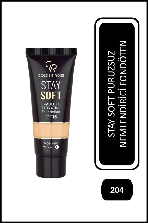 Stay Soft Smooth Hydrating Foundation No: 204 - Nemlendirici Fondöten Spf 15