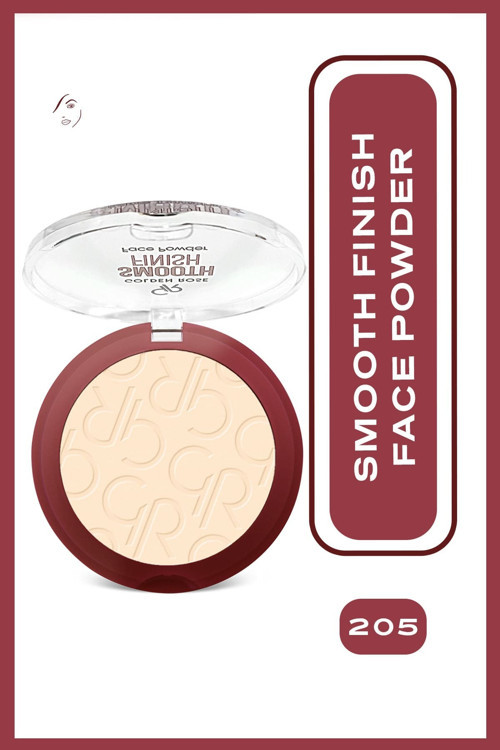 Smooth Finish Face Powder No: 205 - İpeksi Dokulu Sabitleyici Pudra