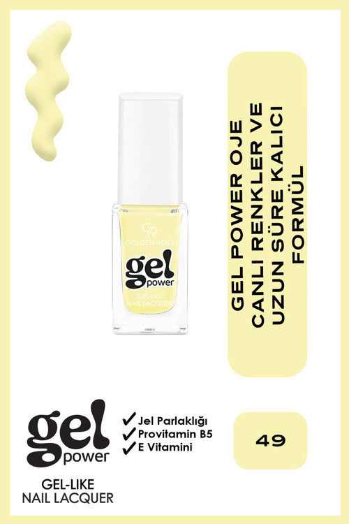 Gel Power Gel-Like Nail Lacquer - No: 49 - Jel Parlaklığında Oje