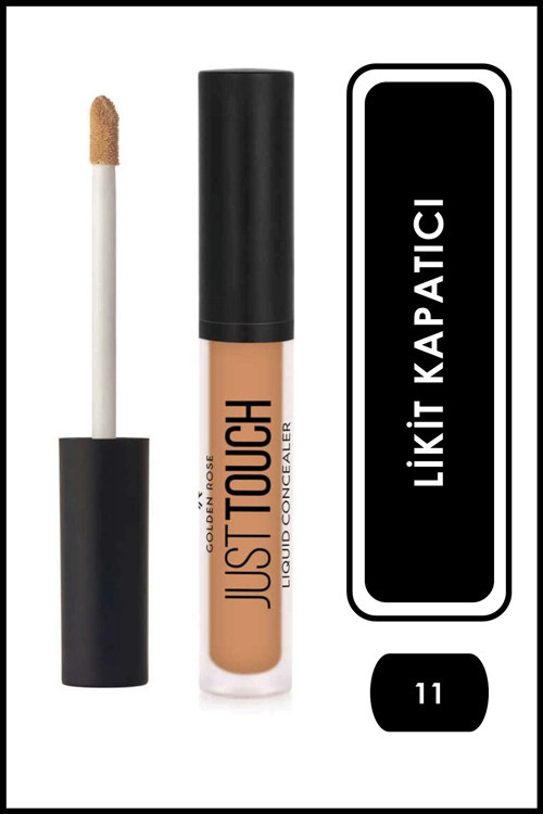 Just Touch Liquid Concealer No: 11 - Niacinamide Ve Vitamin E İçerikli Kapatıcı