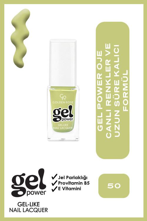 Gel Power Gel-Like Nail Lacquer - No: 50 - Jel Parlaklığında Oje