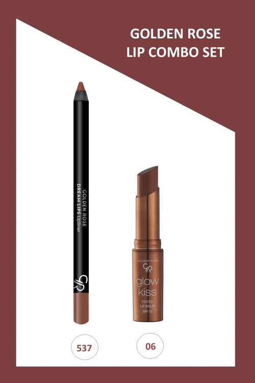 Glow Kiss Renkli Dudak Nemlendirici No:6 & Dream Lips Dudak Kalemi No:537