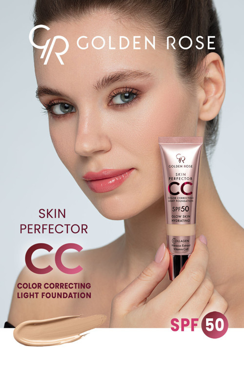 Golden Rose Cc Krem Skin Perfector Color Correcting Light Foundation - 102 7