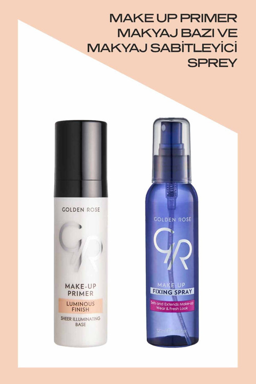 Make Up Primer Makyaj Bazı Ve Makyaj Sabitleyici Sprey Seti