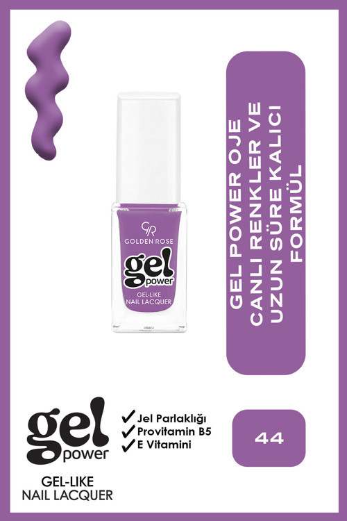 Gel Power Gel-Like Nail Lacquer - No: 44 - Jel Parlaklığında Oje
