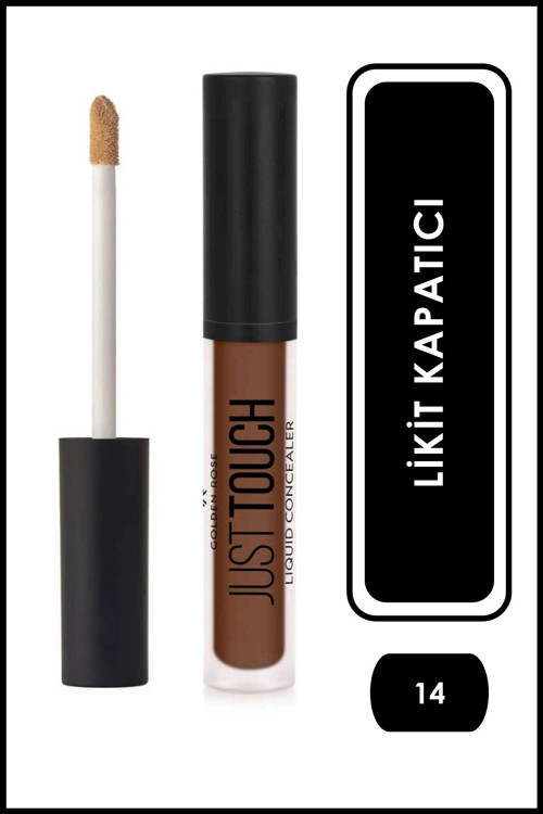 Just Touch Liquid Concealer No: 14 - Niacinamide Ve Vitamin E İçerikli Kapatıcı