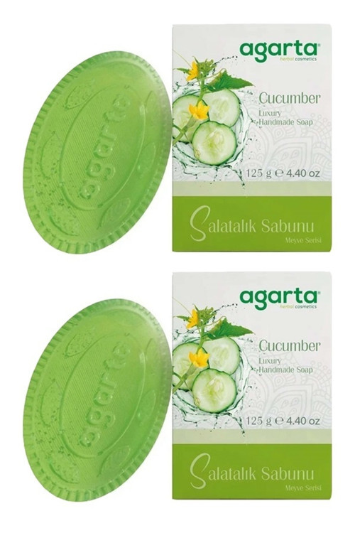 Doğal Çiçek Bahçesi Sabunu Salatalık 125G 2 Adet