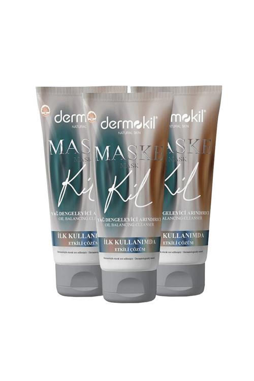 Yağ Dengeleyici Ve Arındırıcı Yüz Kil Maskesi 75 Ml X 3 Adet