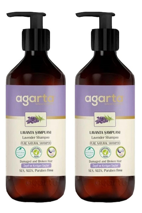 Doğal Şampuan Lavanta 400 Ml X2 Adet