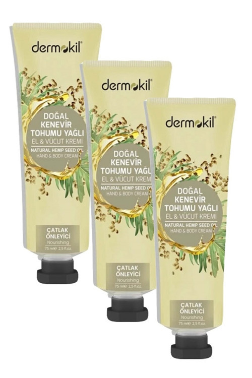 Doğal Kenevir Tohumu Yağlı Krem 75Ml 3 Adet