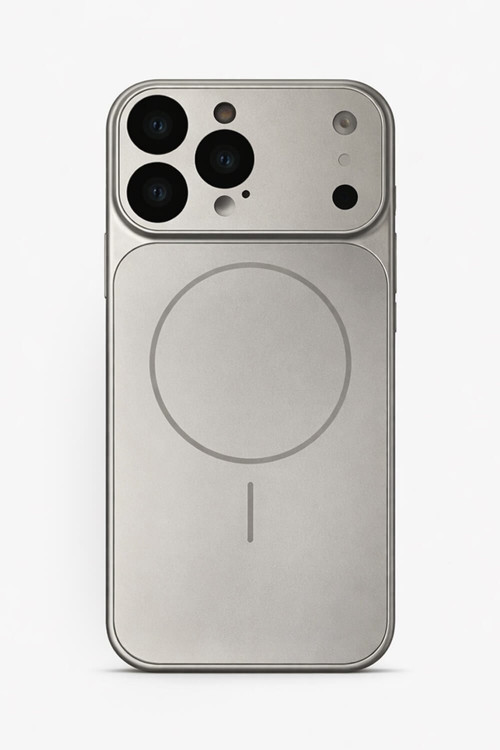 iPhone 15 Pro Uyumlu Kamera Korumalı Magsafe Wireless Şarj Özellikli Full Glass Arka Kapak