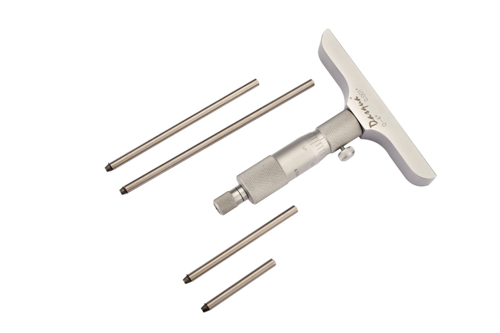 0-4'' Mekanik Derinlik Mikrometresi 0.001'' 4612-5120