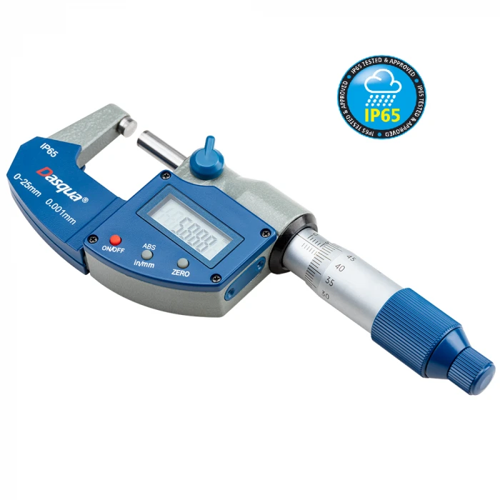 125-150mm Dijital Dış Çap Mikrometre IP65 Yağa, Suya Dirençli 0.001mm 4410-1130