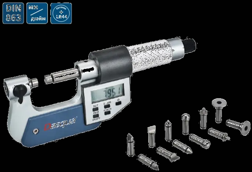 25-50mm Değiştirilebilir Uçlu Dijital Mikrometre 4210-2106