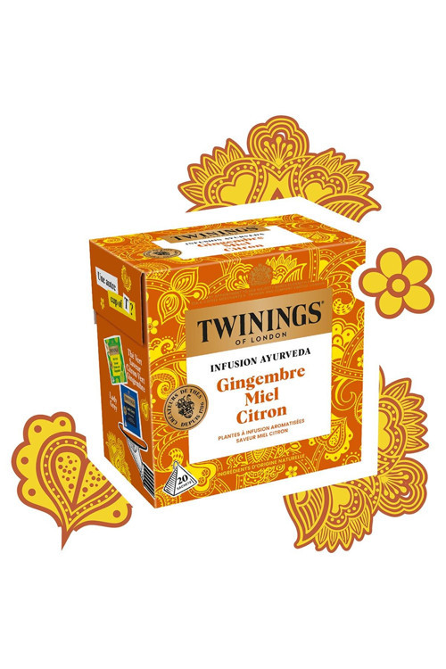 Zencefil Bal ve Limon Aromalı Bitki Çayı 20 Bardak Poşet