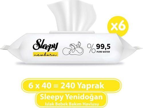 Yenidoğan Islak Bebek Havlusu 6x40 (240 Yaprak)