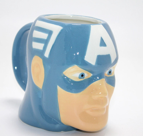 Marvel Captain America (Kaptan Amerika) 3D Kabartmalı Karakter Kupa Bardak