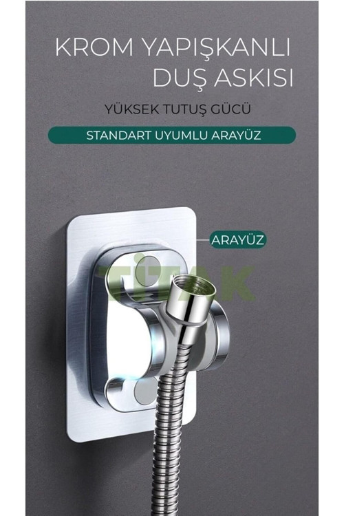 Krom Yapışkanlı Duş Askısı 1147621