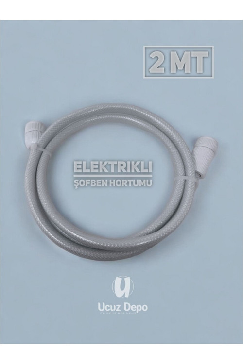 İhlas Elektrikli Şohben Hortumu Plastik 2Mt