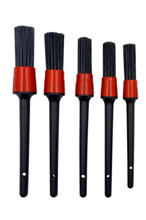 Araba Temizlik Detay Fırçası 5'Li Set, Yumuşak Kıllı Araba Detay Temizlik Fırçası