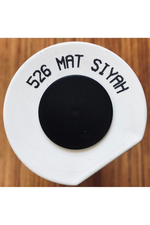 Akçalı Mat Siyah 526 Alüminyum-Ahşap-Plastik-Demir-Metal-Sprey Boyama 400 Ml