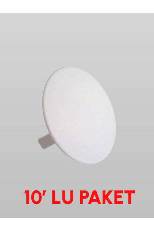 Buat Kapağı 10'Lu Buat Kapağı Plastik Beyaz