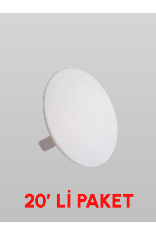 Buat Kapağı 20'Li Buat Kapağı Plastik Beyaz