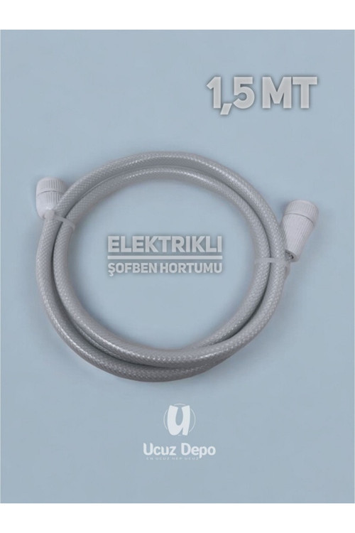 İhlas Elektrikli Şohben Hortumu Plastik 1,5Mt