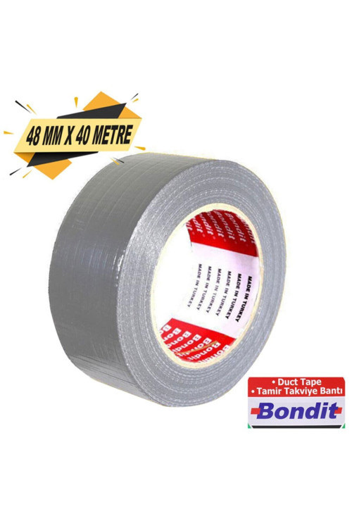 Yapı Tamir Bandı 48 Mm X 40 Metre Gri Çok Amaçlı Duct Tape Bant