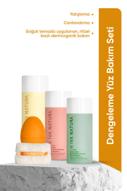 Face Shot- Frozen Face Essence 5'Li Set (Green Red Orange Bileklik Havlu Buz Kalıbı)