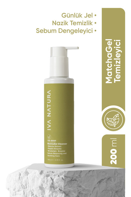 Matcha Özlü Jel Yüz Temizleyici Yağ Dengeleyici & Nazik Arındırıcı Bakım – 200 Ml
