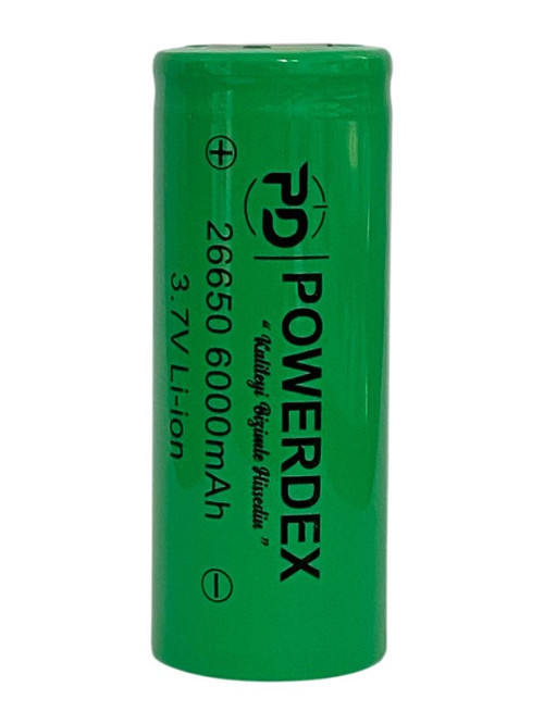 26650 3.7V 6000 Mah Li-Ion Şarjlı Pil