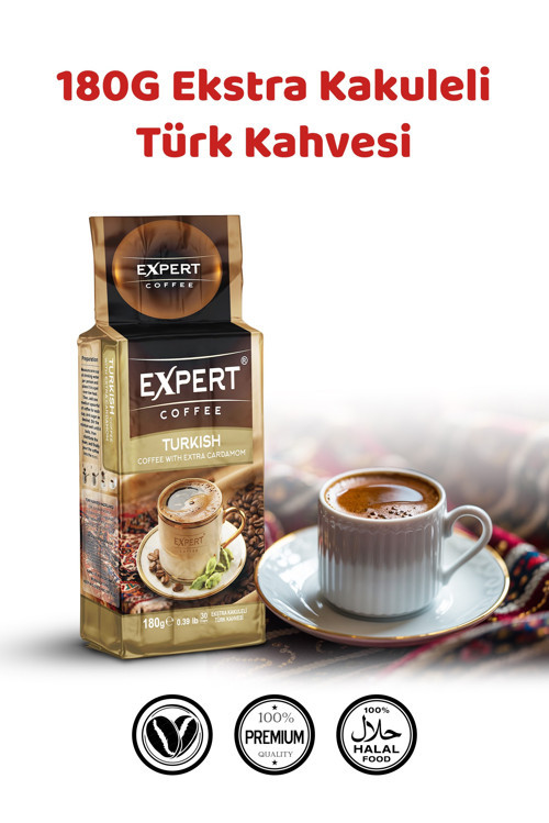 Türk Kahvesi Extra Kakuleli 180g
