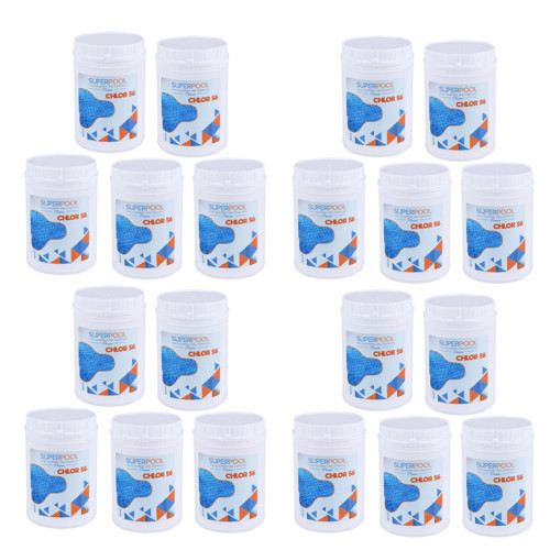 SPP Superpool Superchlor 56 Toz Klor 56 GR 1 KG 50 Adet Premium Havuz Kimyasalı