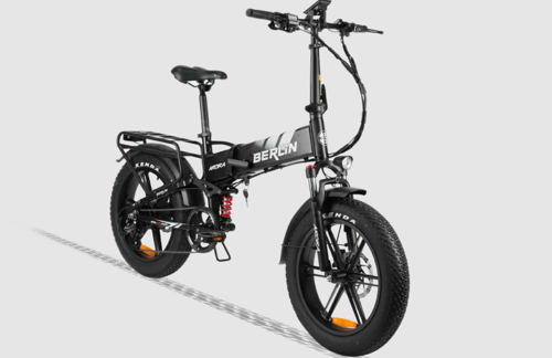 BERLIN 249W Elektrikli Bisiklet 48V13Ah Shimano 8 Vites LCD Göstergeli Katlanabilir Sele