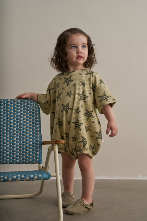 Haki Comfy Cubs Serisi Oversize Tulum