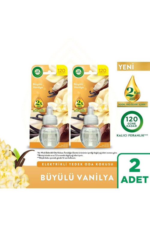 Elektrikli Oda Kokusu Yedek Şişe Büyülü Vanilya 2x19 ML