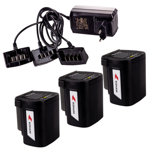 AKÜ KİT 3x2.5Ah+ŞARJ CİHAZI KH-TP30,KH-TP35,KH-S40